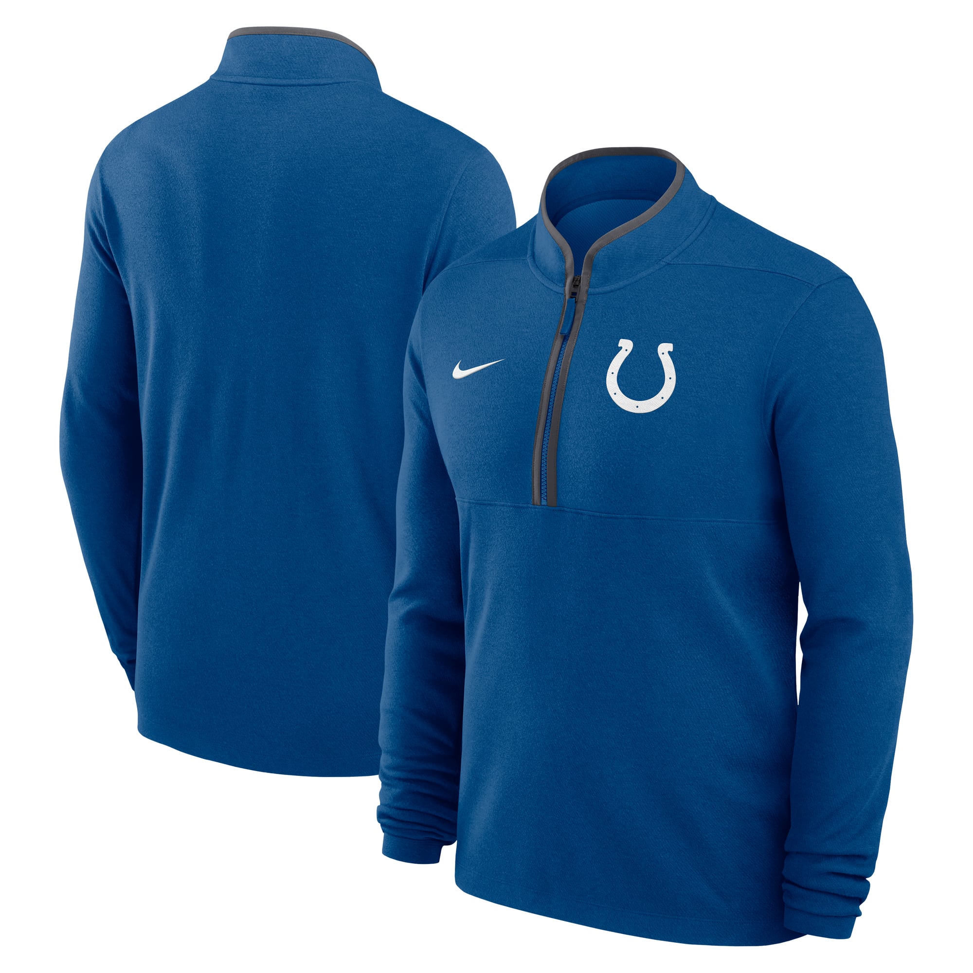 Men's Nike Royal Indianapolis Colts Primetime Victory Dri-FIT Half-Zip Pullover